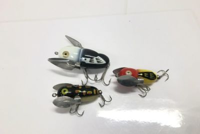 送料無料】◇Heddon ヘドン TINY CRAZY CRAWLER 2点 CRAZY CRAWLER 1点