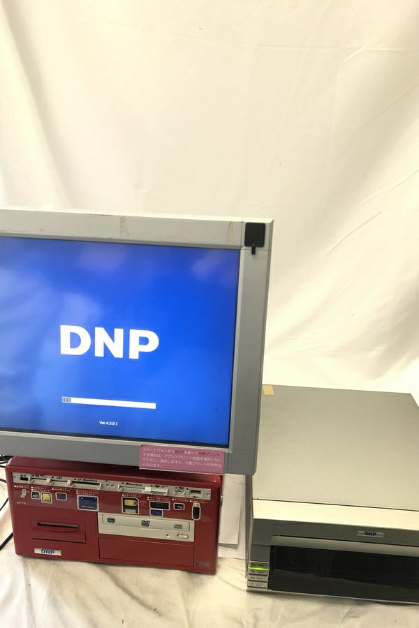 ◇DNP 業務用 昇華型デジタルフォトプリンター DS40 + 店頭受付端末 DS-T3J YD-8G40DJ 現状品