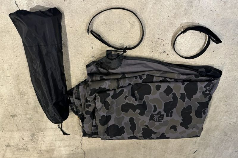 送料無料】◇GRIP SWANY × atmos グリップスワニー アトモス FIREPROOF GS TENT BLACK CAMO