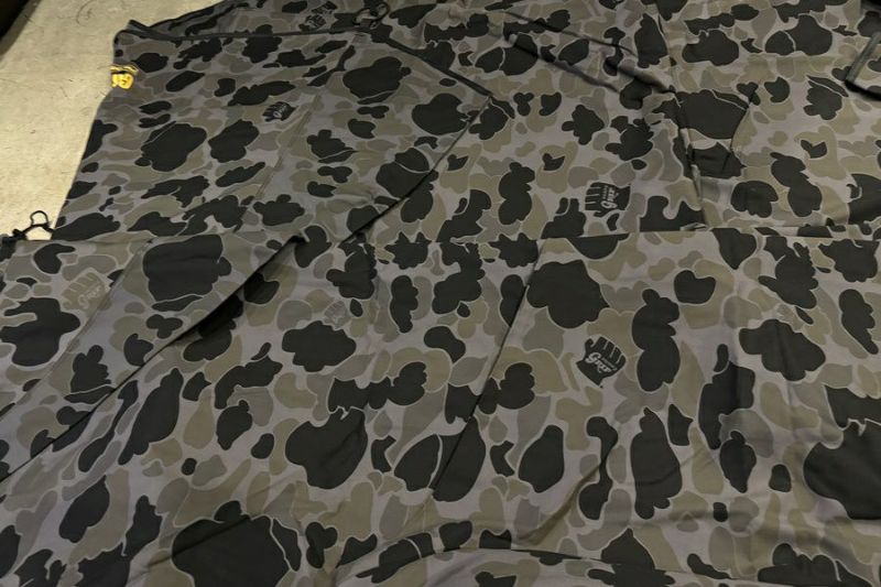 送料無料】◇GRIP SWANY × atmos グリップスワニー アトモス FIREPROOF GS TENT BLACK CAMO