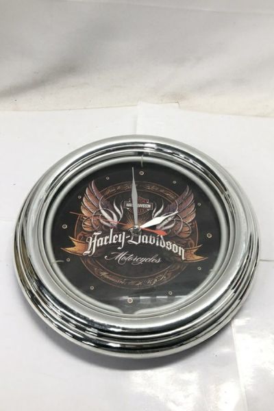 【送料無料】◇Harley Davidson ハーレーダビッドソン  ネオンクロック 壁掛け時計 Live to Ride