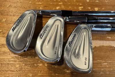 MIZUNO - 良品　ミズノ　MP-60　メンズゴルフマッスルアイアン5本セット　右　男　カット 良品 ミズノ MP-60 メンズゴルフマッスルアイアン5本セット 右