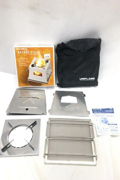 【送料無料】◇UNIFLAME ユニフレーム  ネイチャーストーブ ラージ 未使用