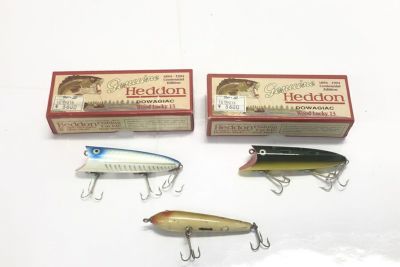 【送料無料】◇Heddon ヘドン ウッド ラッキー13 X2500W-BF/X2500W-XBL 他 計3点