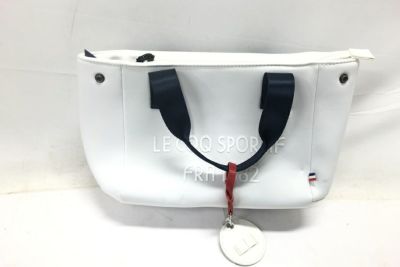 【送料無料】◇le coq sportif ルコックスポルティフ  チャーム付きカートバッグ QQCXJA40 2024年モデル