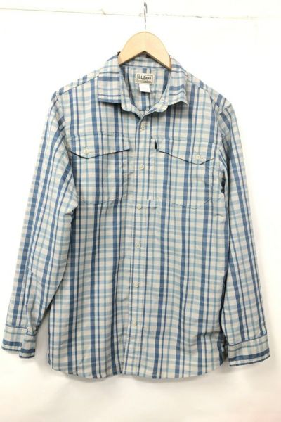 【送料無料】L.L.Bean エルエルビーン  サンスマート クール ウィーブ シャツ 513482 サイズM