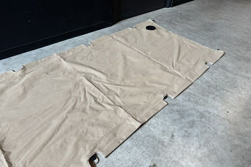 送料無料】◇Ujack ユージャック 難燃TC コット ハイ＆ロー切り替え式