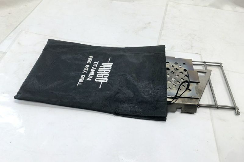 バーゴ　チタニウムファイヤーボックスグリル　一度のみ使用中古品です！ VARGO(バーゴ) / チタニウム ファイヤーボックスグリル | 中古品