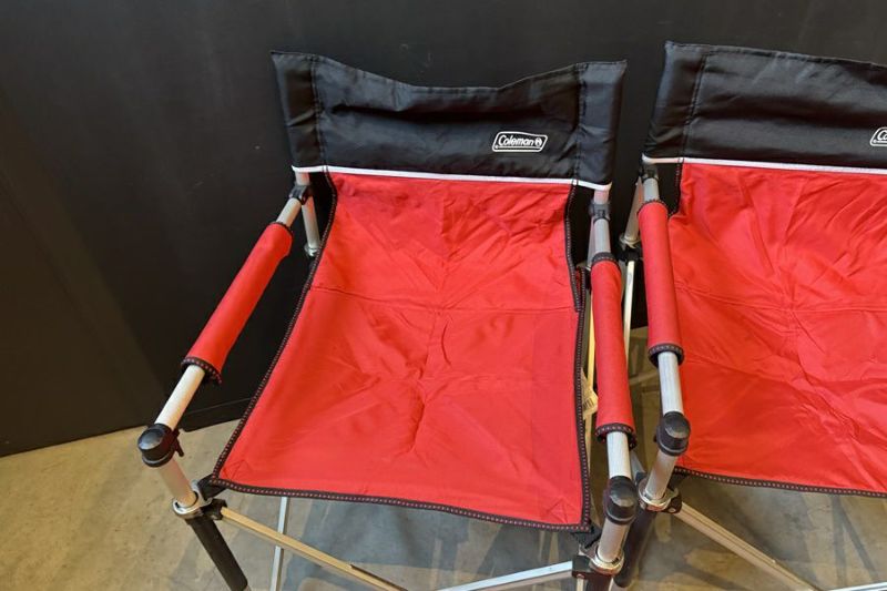 Coleman コールマン スリムキャプテンチェア レッド 2脚セット 送料無料】◇Coleman コールマン スリムキャプテンチェア レッド