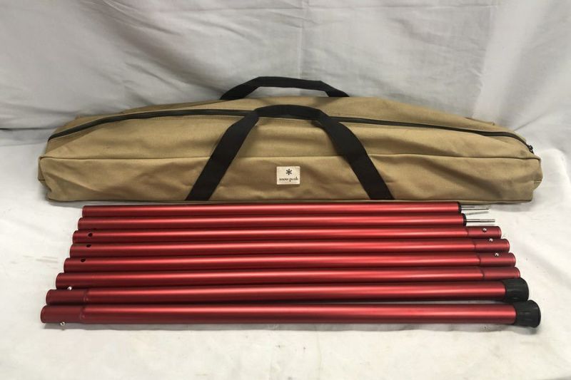 スノーピーク peak ポールキャリングケース ウイングポール280×3 スノーピーク ウイングポール ケース付き スノーピーク snowpeak