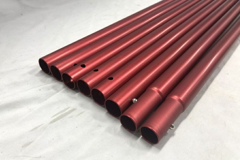 スノーピーク ウイングポール280cm レッド 2セット 送料無料】◇Snow