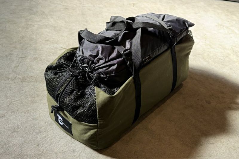 【新品・未使用】ダイアフォートTC カーキ　ソロテント　TOKYO CRAFTS ダイヤフォートTCソロテント(軍幕パップテント) カーキ - 東京クラフト