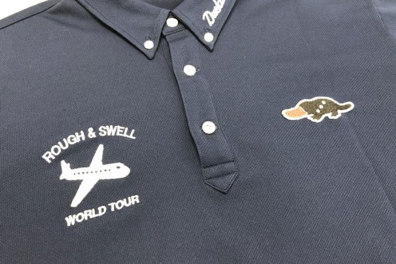 送料無料】◇rough&swell ラフアンドスウェル 半袖ポロシャツ ネイビー