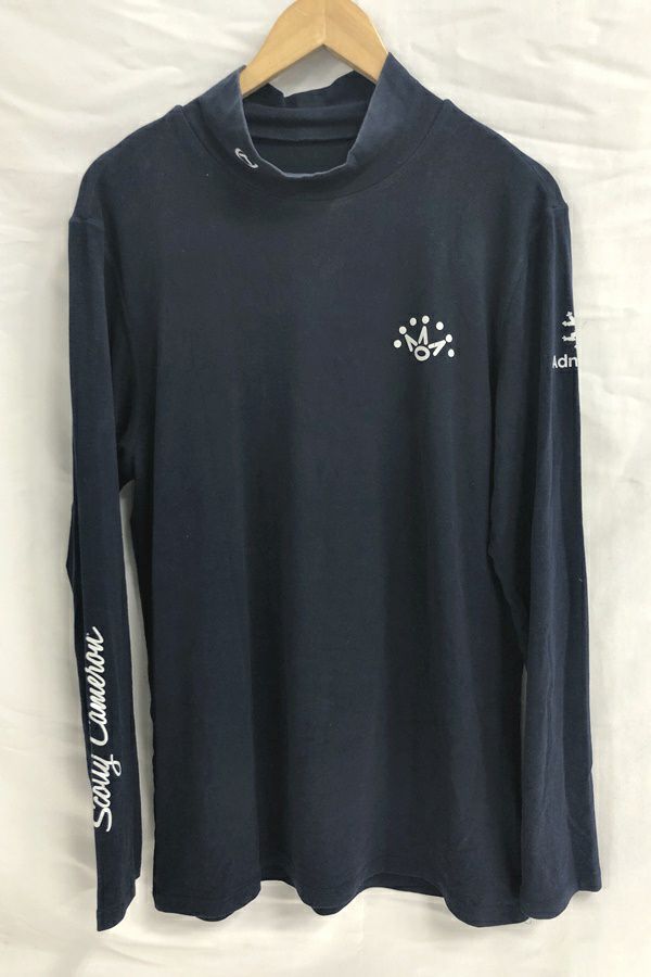 【新品】スコッティキャメロン　アドミラル　ゴルフ　ニット　セーター　ロゴ　XL 送料無料】◇Scotty Cameron × ADMIRAL GOLF スコッティ キャメロン