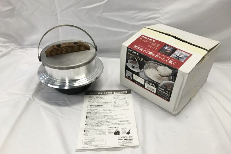 送料無料】◇UNIFLAME ユニフレーム キャンプ羽釜 3合