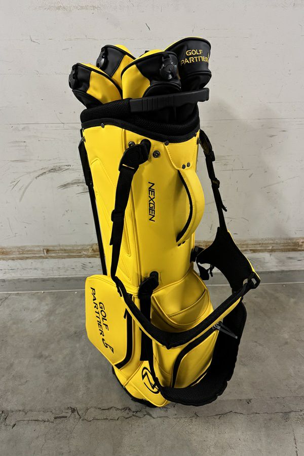 ◇GOLF PARTNER ゴルフパートナー NEXGEN イエローキャディバッグ