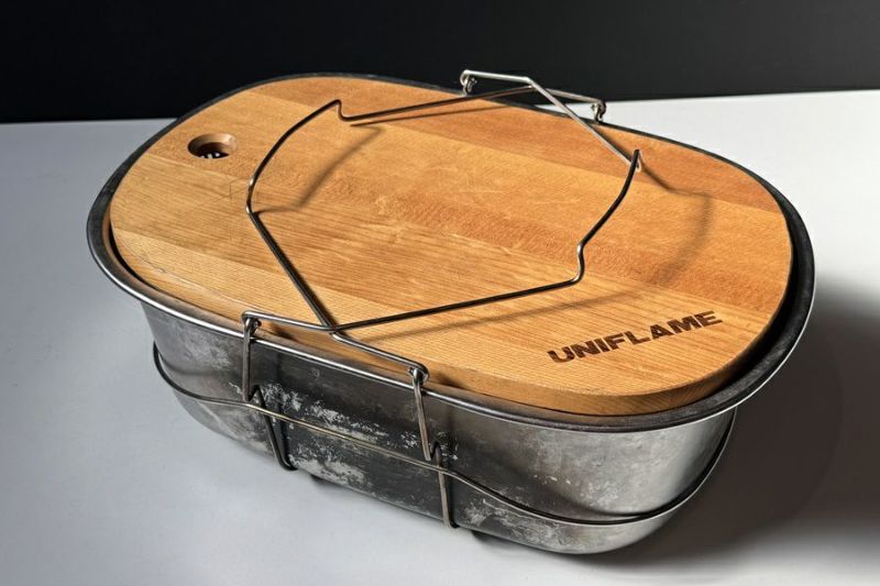 ユニフレーム フィールドキャリングシンク バスケット付き ユニフレームのフィールドキャリングシンクがあればキャンプの準備