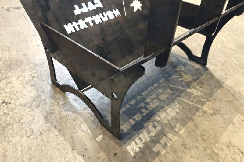 送料無料】◇FALLMOUNTAIN フォールマウンテン アイアン焚火台 ダブル