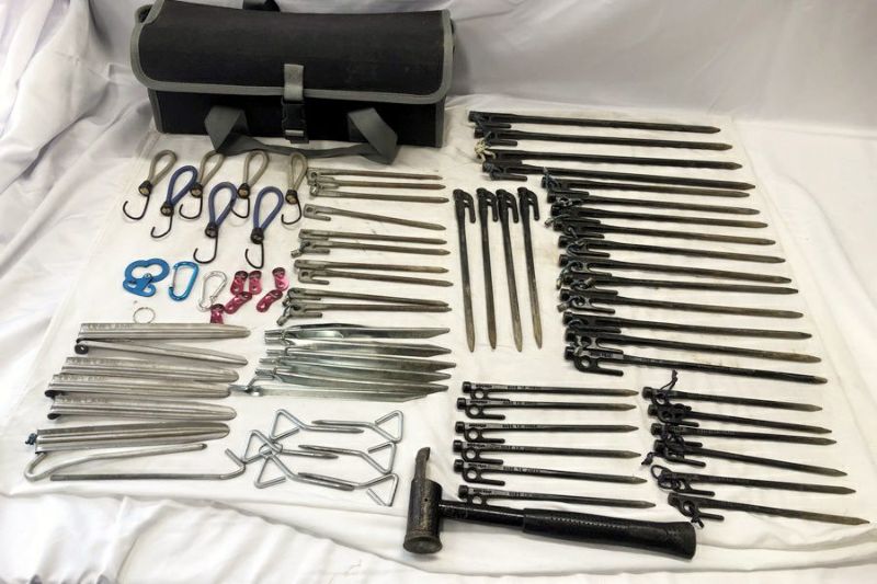 送料無料】◇Snow Peak スノーピーク ソリッドステークなど ペグおまとめ