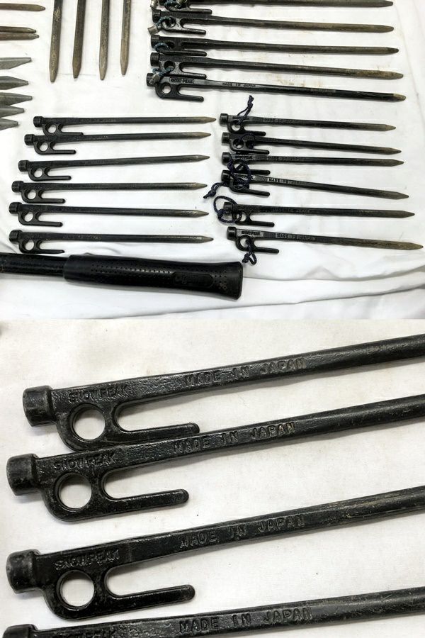 送料無料】◇Snow Peak スノーピーク ソリッドステークなど ペグおまとめ