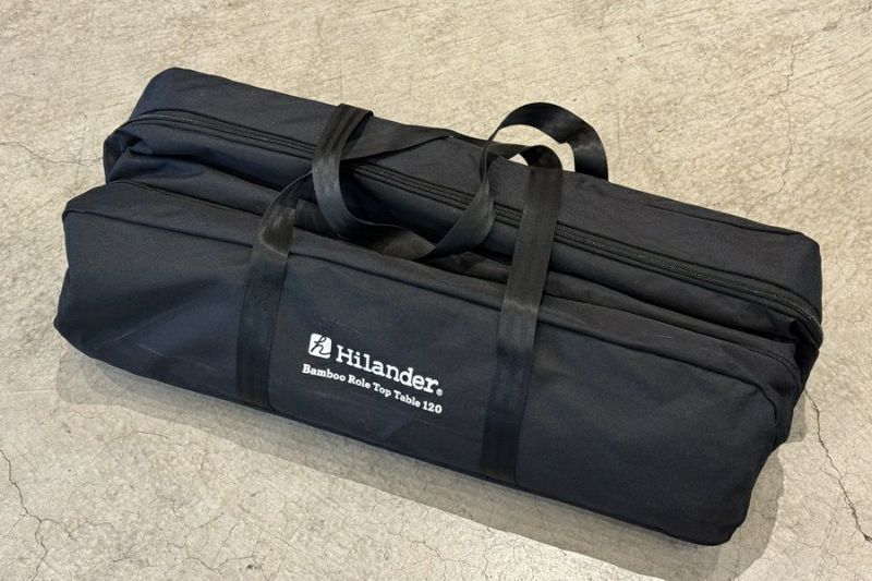 送料無料】◇Hilander ハイランダー バンブーロールトップテーブル 120