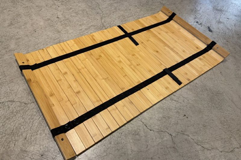 送料無料】◇Hilander ハイランダー バンブーロールトップテーブル 120