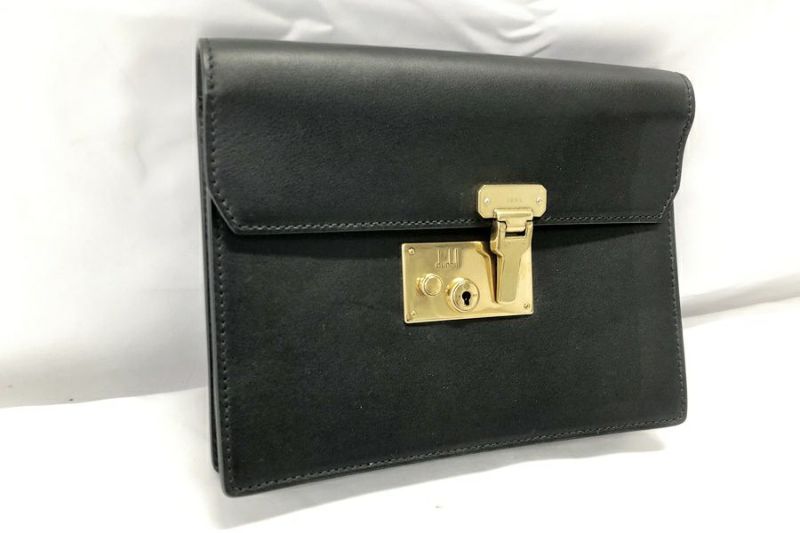送料無料】◇dunhill ダンヒル ロックバッグ 2way メッセンジャー 鍵